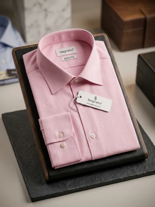 Dusty Rose Button-Down Shirt