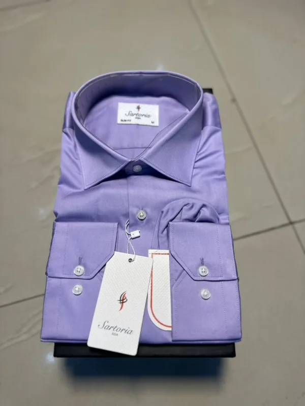 Lavender Button-Down Shirt — thumbnail 3
