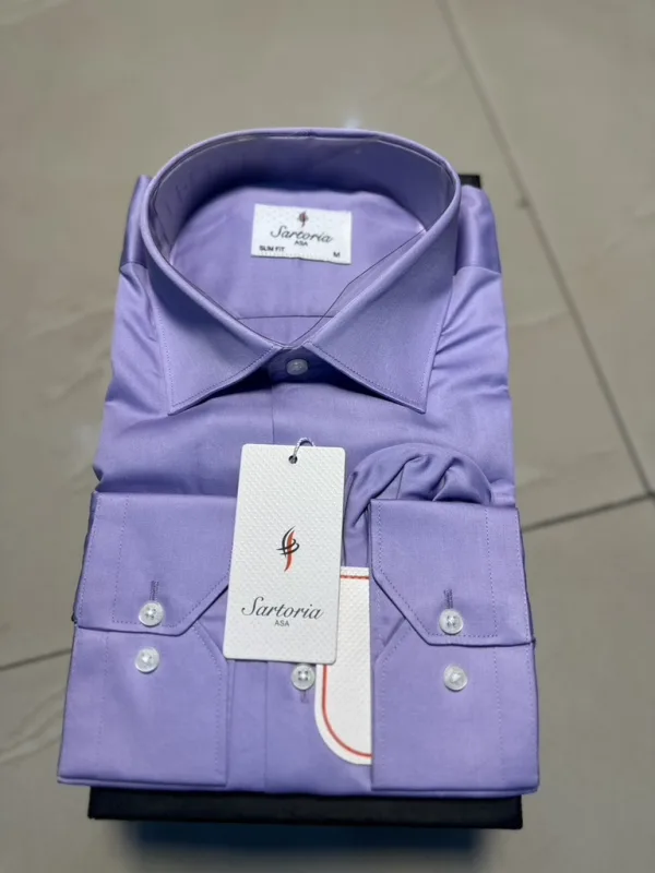 Lavender Button-Down Shirt — alternate view