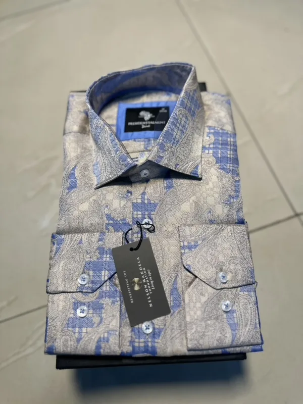 Blue Sand Print Shirt