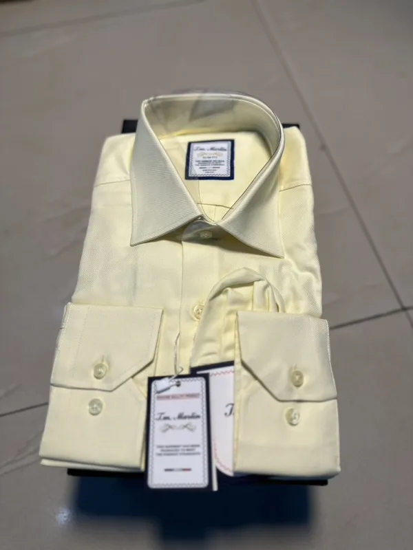 Pale Lemon Button-Down Shirt