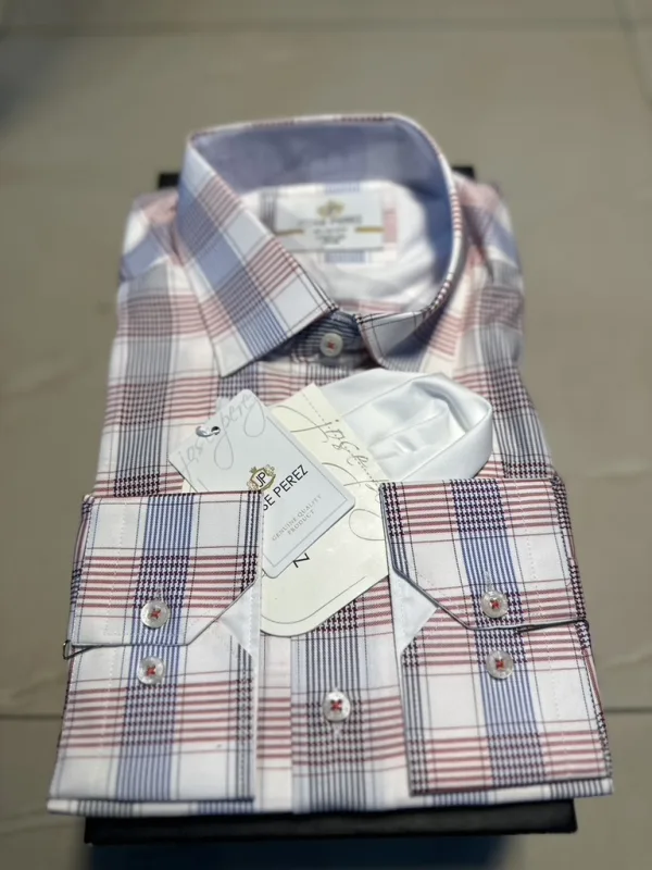 Soft Plaid Button-Down Shirt