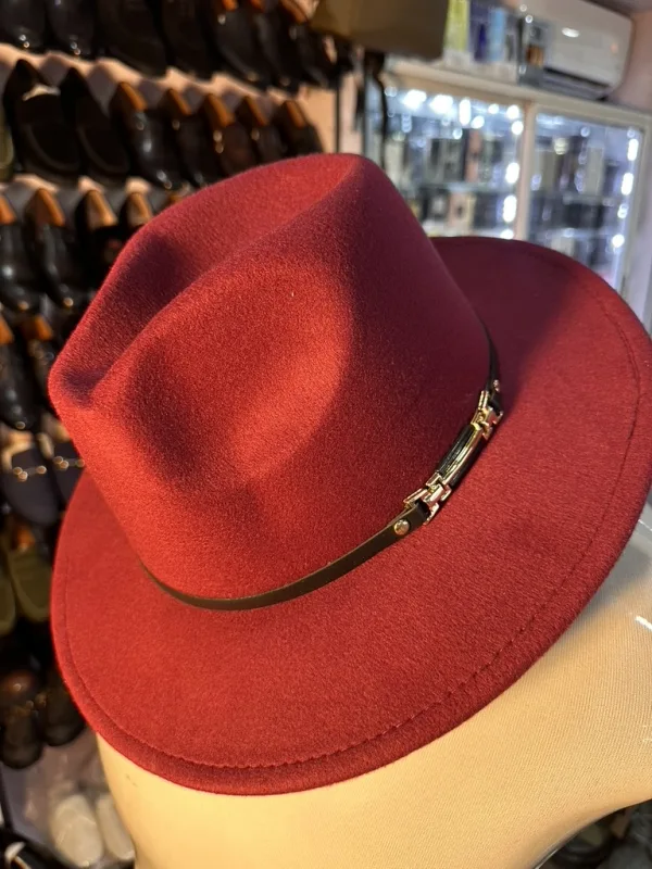 Crimson Chain Fedora — alternate view
