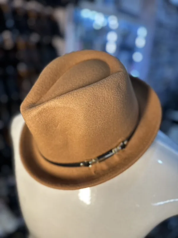 Camel Classic Fedora — alternate view