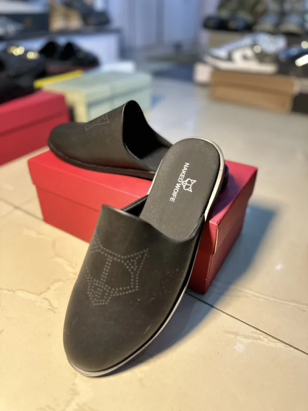 Espresso Stitched Mules