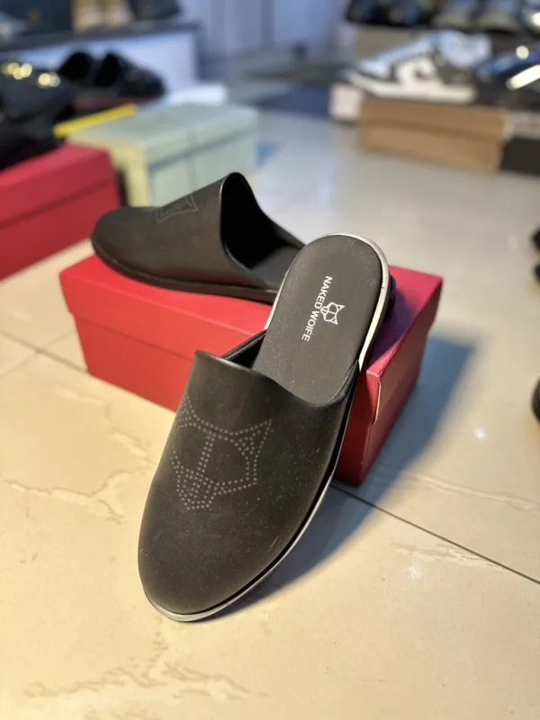 Espresso Stitched Mules — alternate view