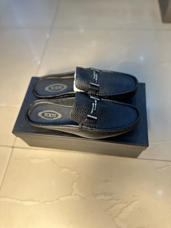 Midnight Textured Mules — thumbnail 2