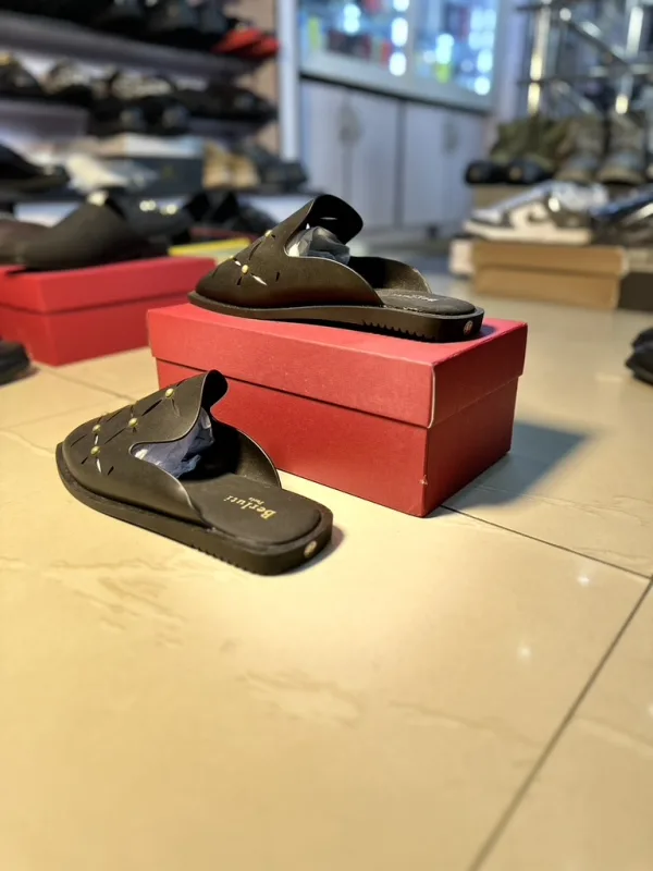Olive Sculpted Sandals