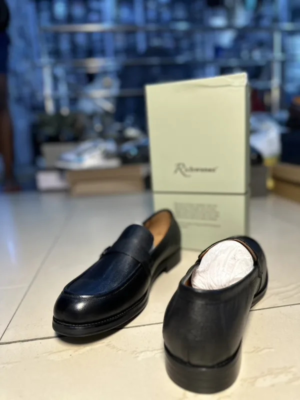 Classic Black Slip-On Loafers