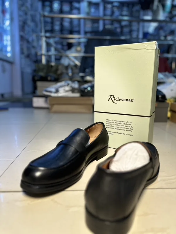 Classic Black Slip-On Loafers — thumbnail 2
