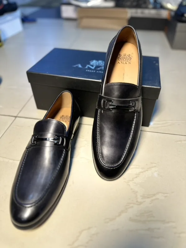 Black Penny Loafers — alternate view