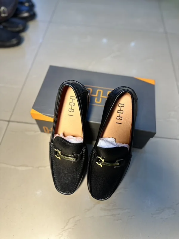 Black Horsebit Loafers — alternate view